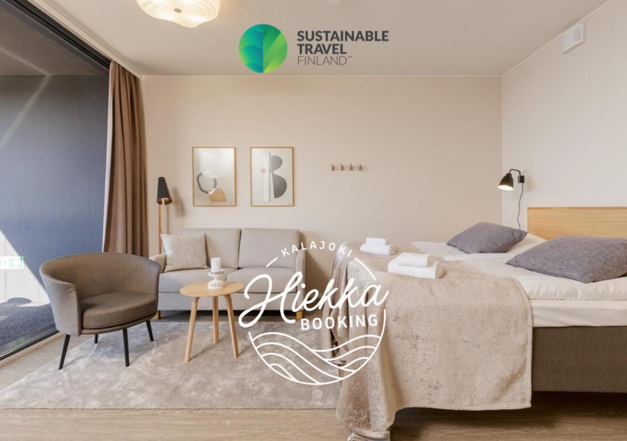 Marina Chalets Studios By Hiekka Booking - Sisaeltaeae Liinavaatteet Ja Loppusiivouksen Kalajoki Extérieur photo